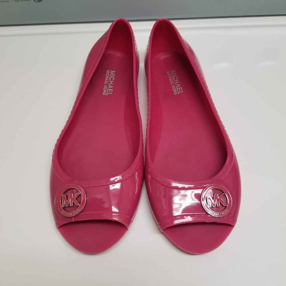 Michael kors Jelly Peep toe flats